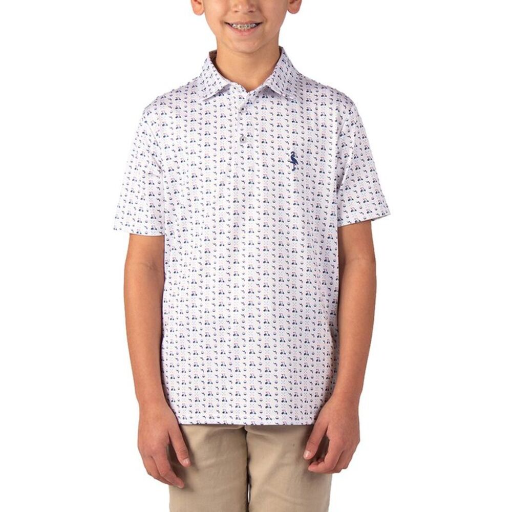 Tailorbyrd Boys  Solid Polo Shirt, White
